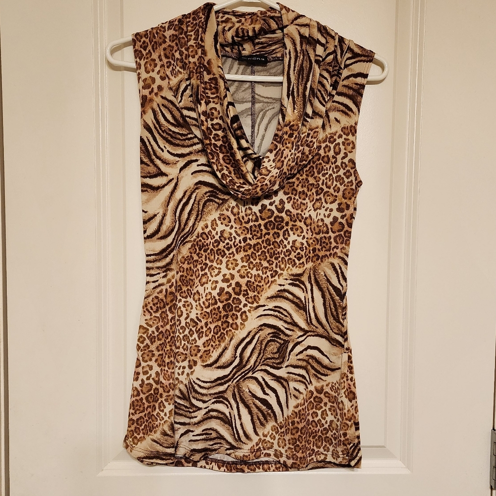 Animal print tank